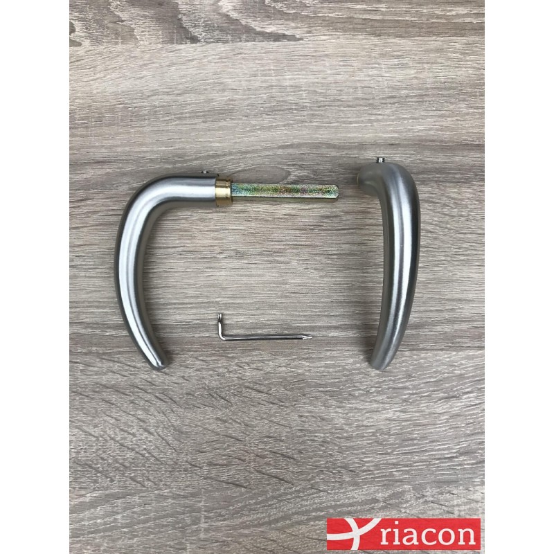 Jasa Door Handle Coupe Brushed Stainless Steel - Supply and Fit Only